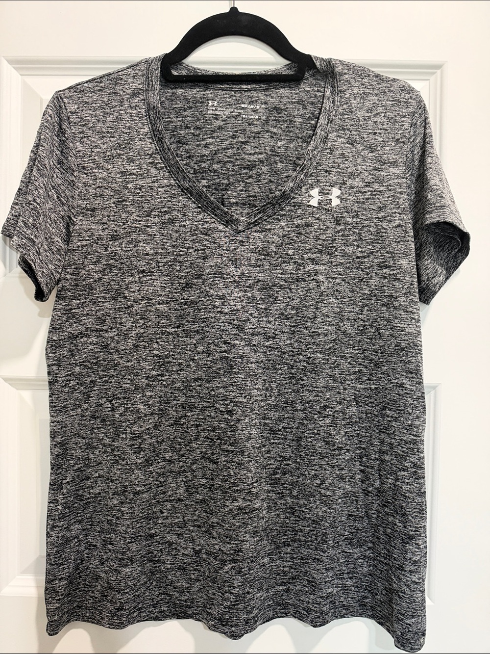 Under Armour Women's Heather Gray V-Neck Performance Tee